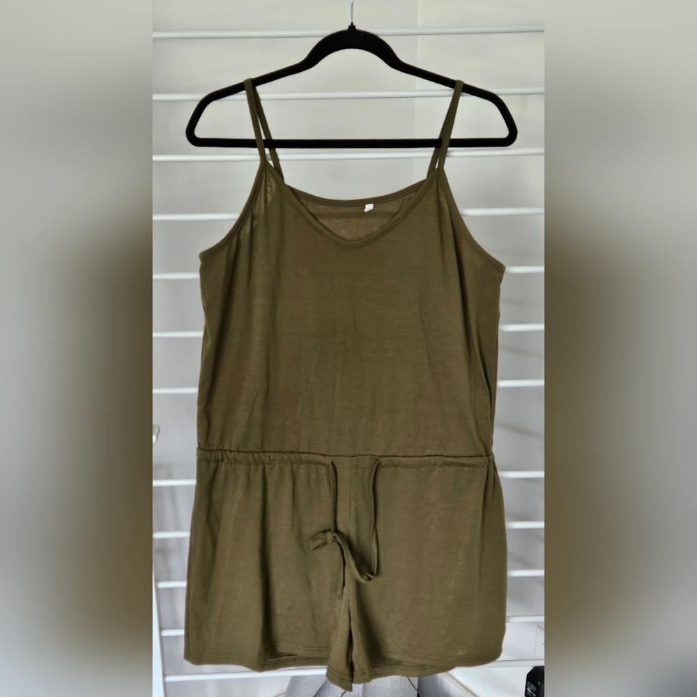 Olive Green Romper